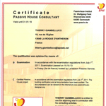 Certification Passivhaus Institut